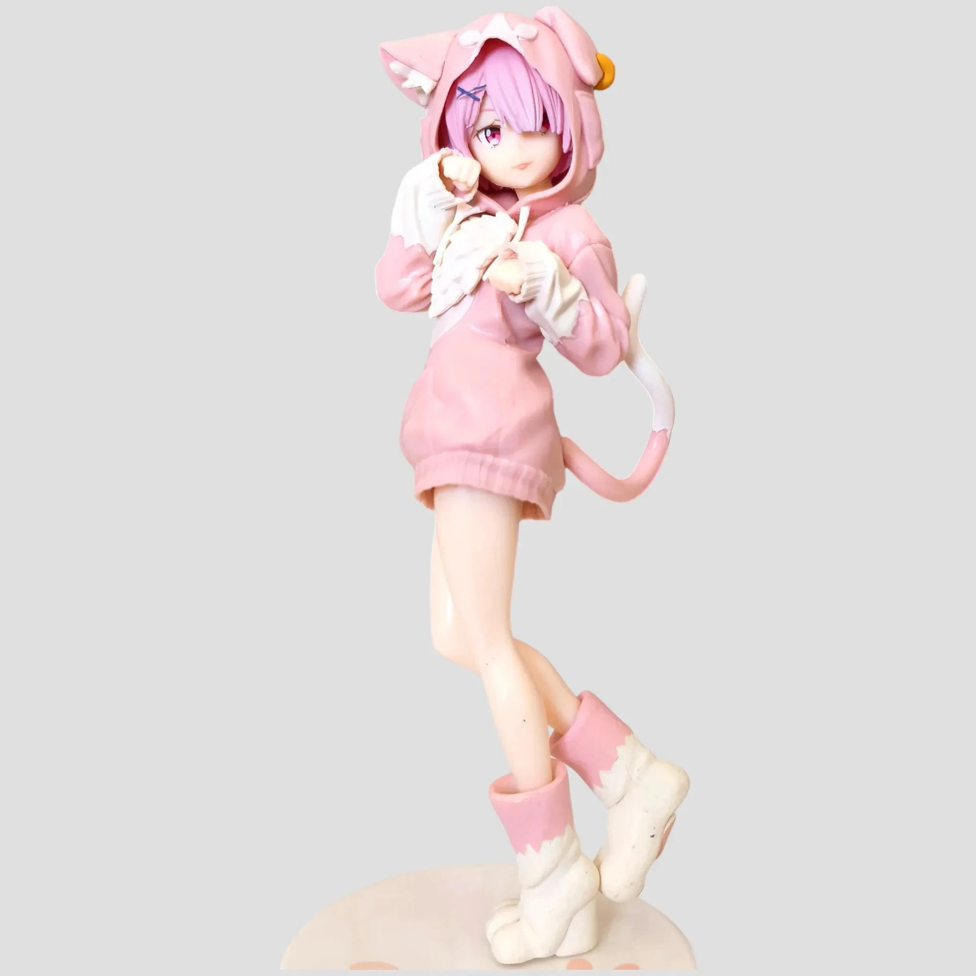 Figurine Ram tenue chat rose Re: Zero